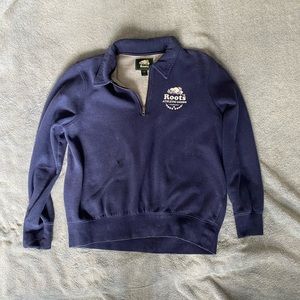 Roots quarter zip sweater